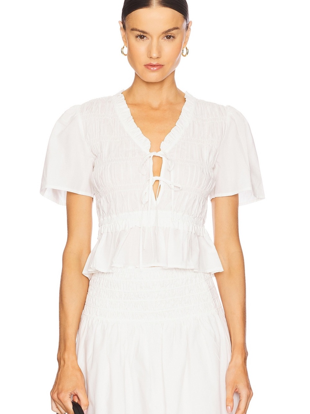 Revolve Portia Top in White size medium